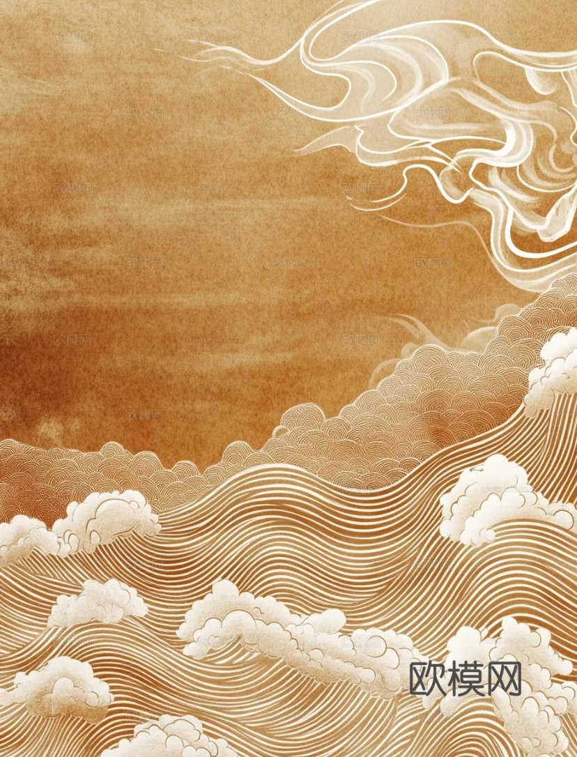 新中式地毯贴图