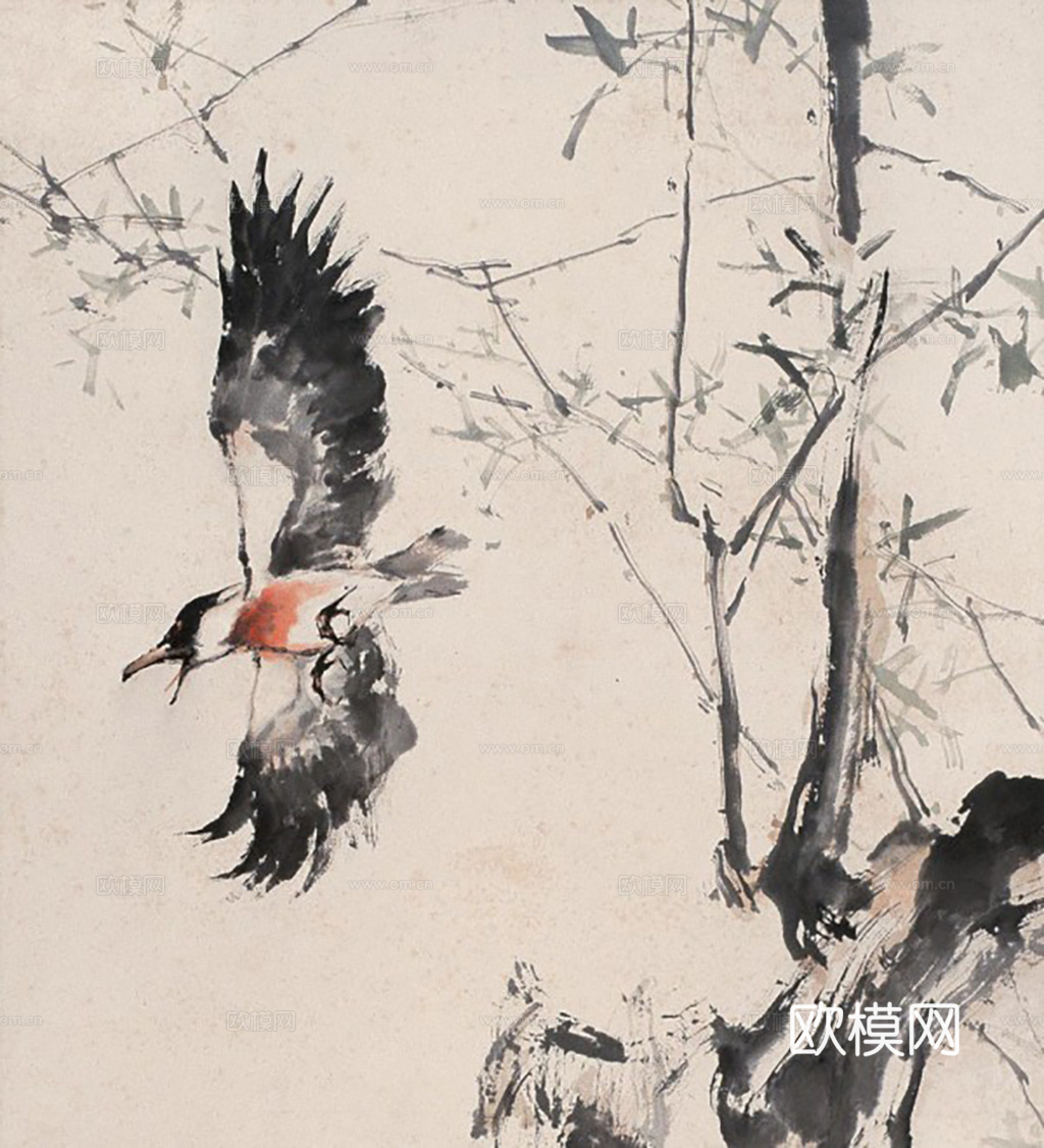 新中式水墨画挂画