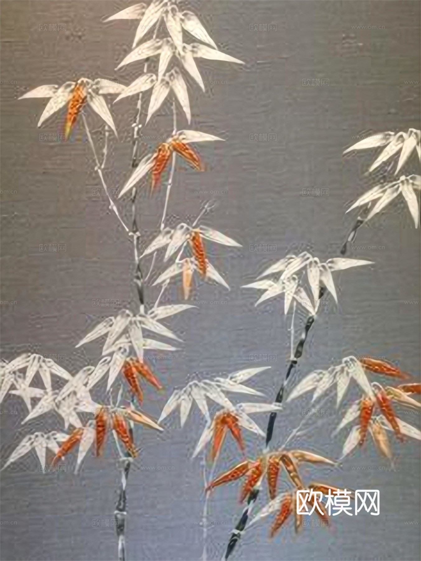新中式壁纸壁画贴图