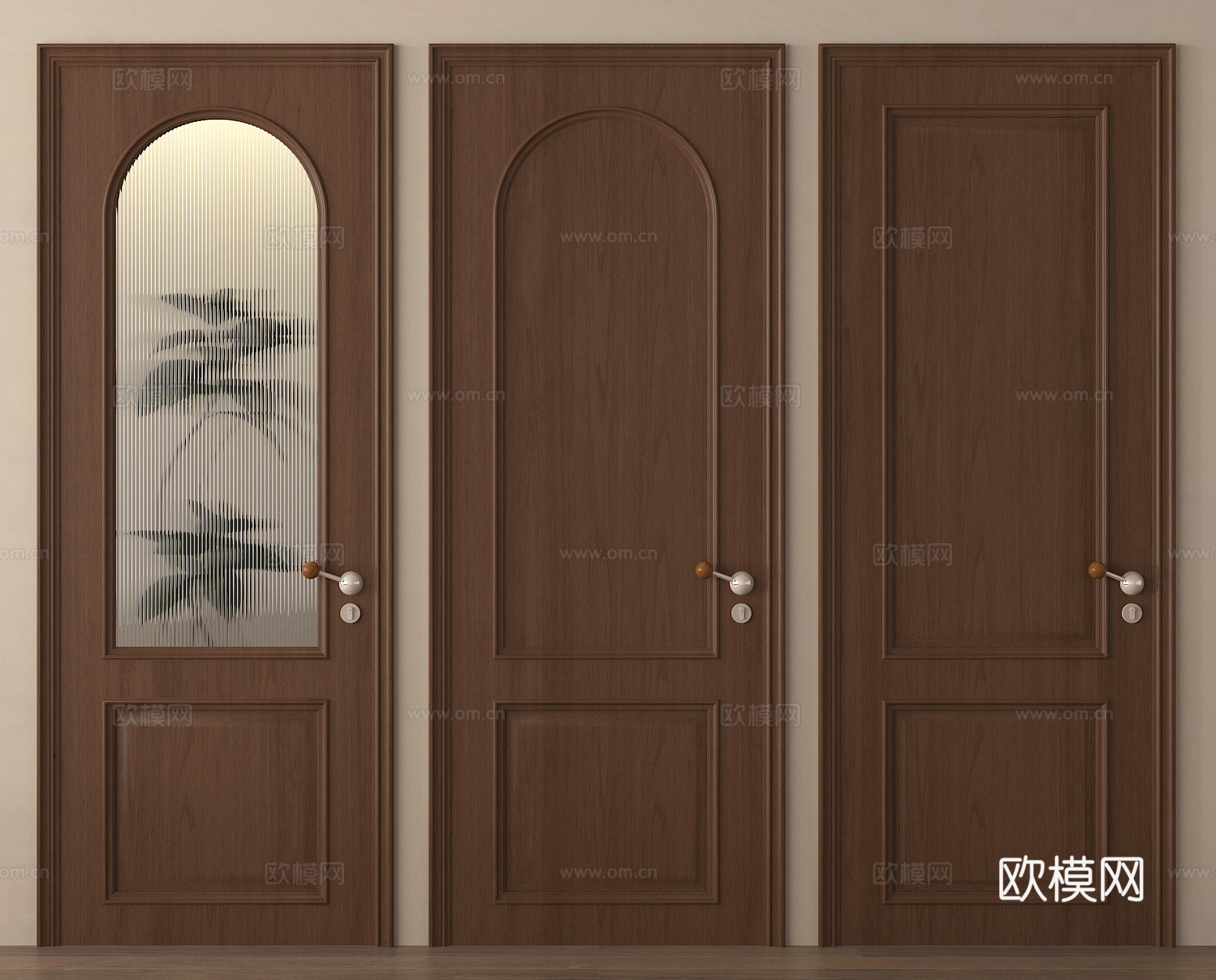 单开门 房间门 卧室门 厨卫门su模型