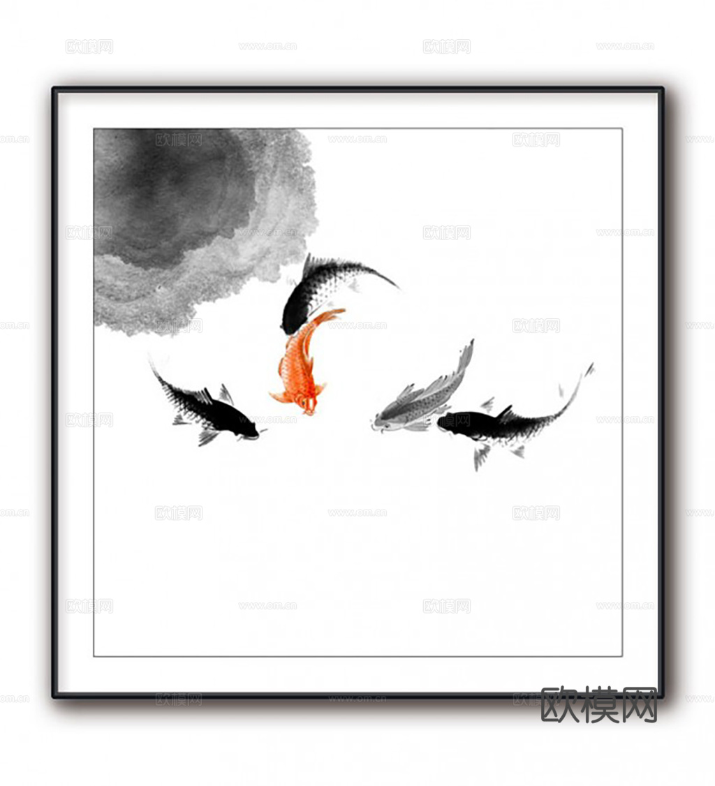 新中式水墨画挂画