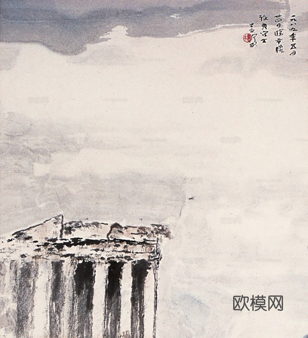 中式水墨画挂画