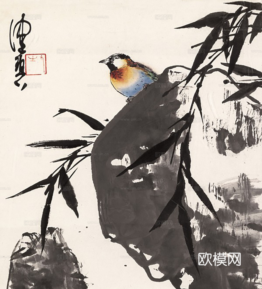 中式水墨画挂画