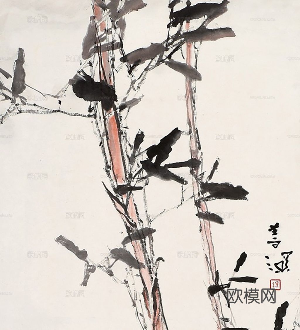 中式水墨画挂画