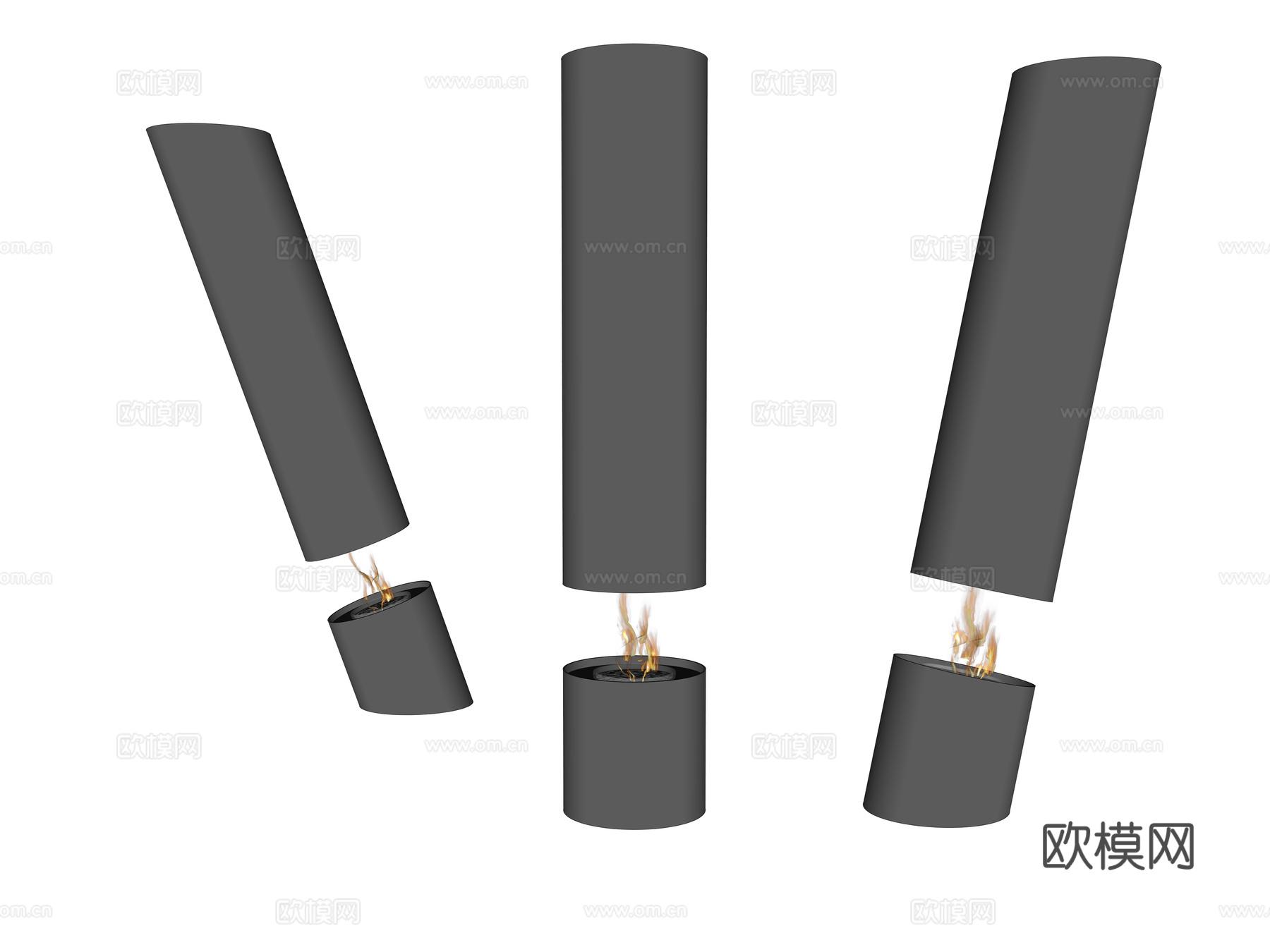 壁炉 火炉su模型