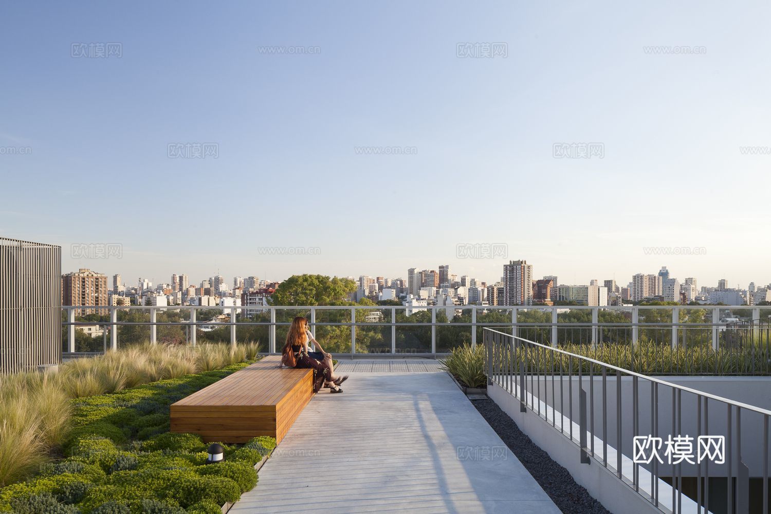 城市公园外景