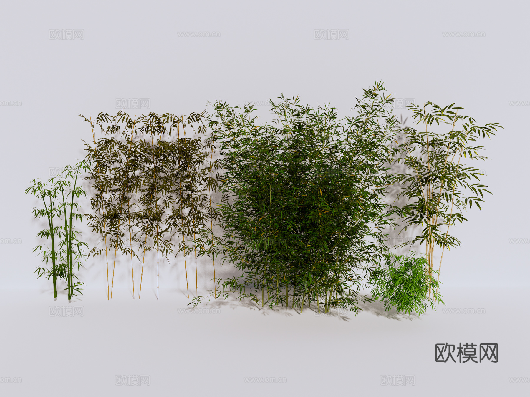 竹子 竹子组合su模型