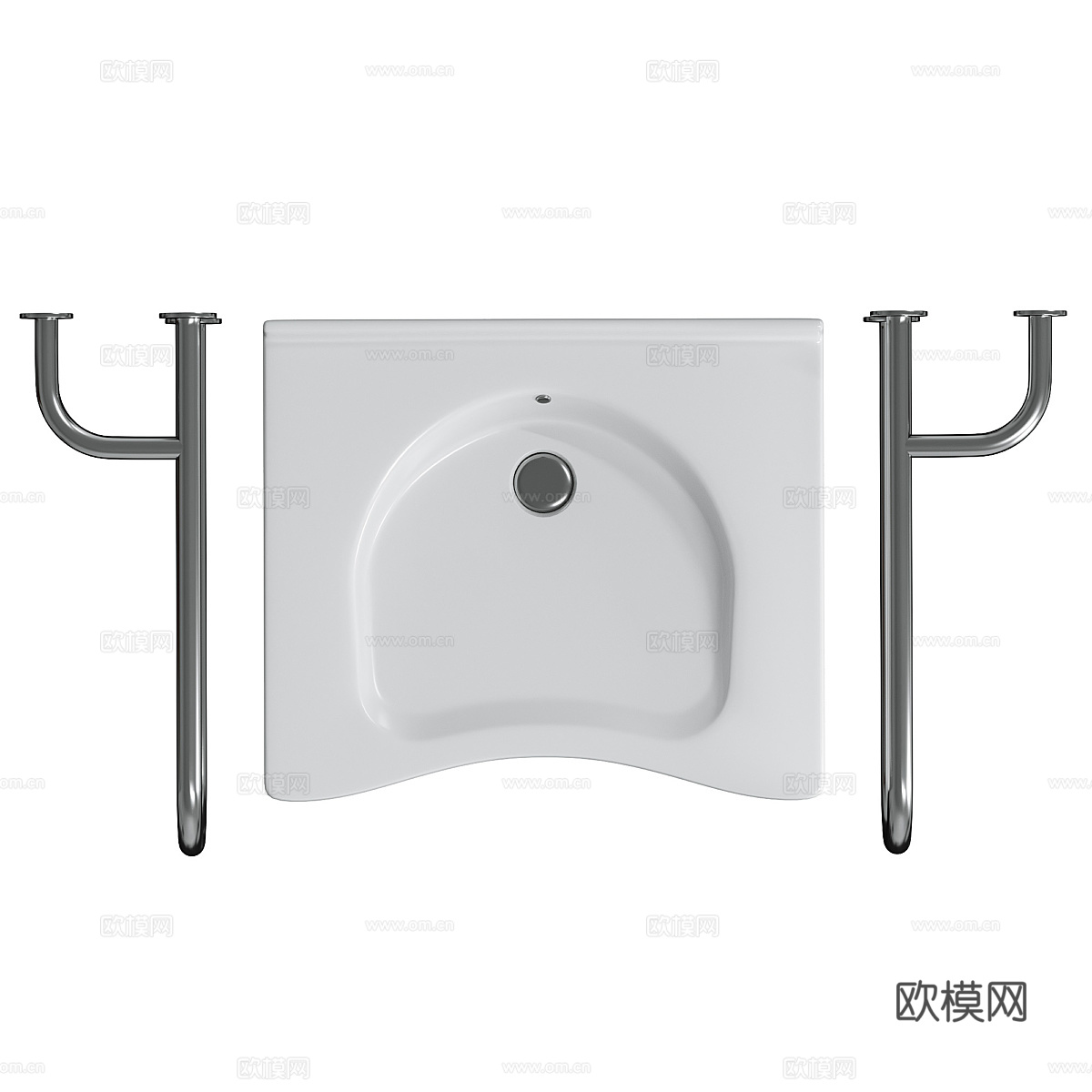现代 DSTRANA 残障人士水槽3d模型