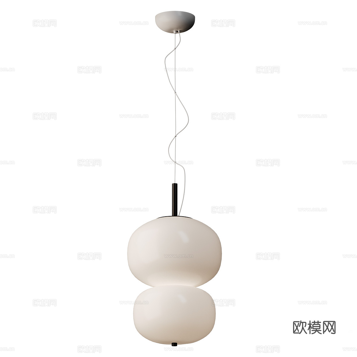 新中式轻奢 Ilargi 装饰吊灯3d模型