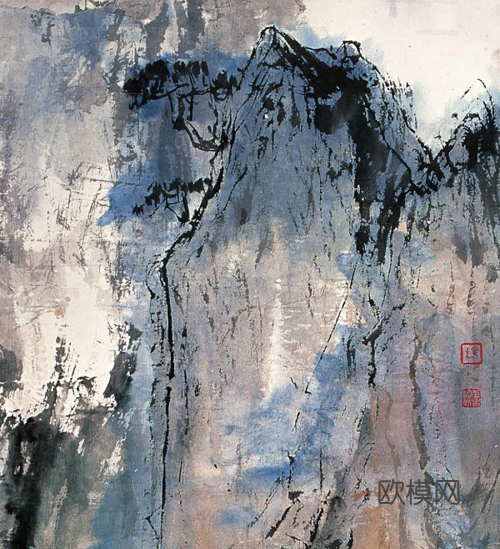 中式水墨画挂画