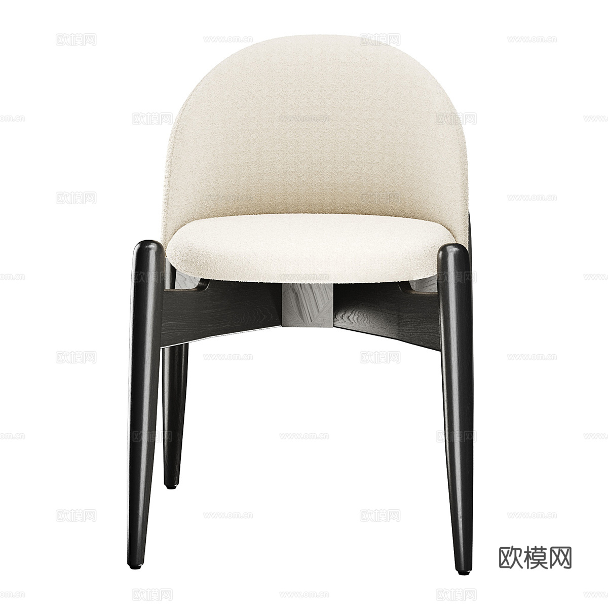 现代单椅 餐椅3d模型