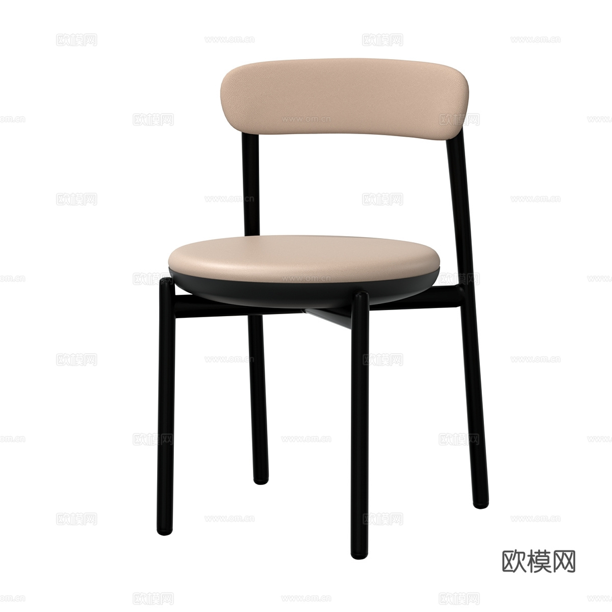 现代单椅 餐椅3d模型