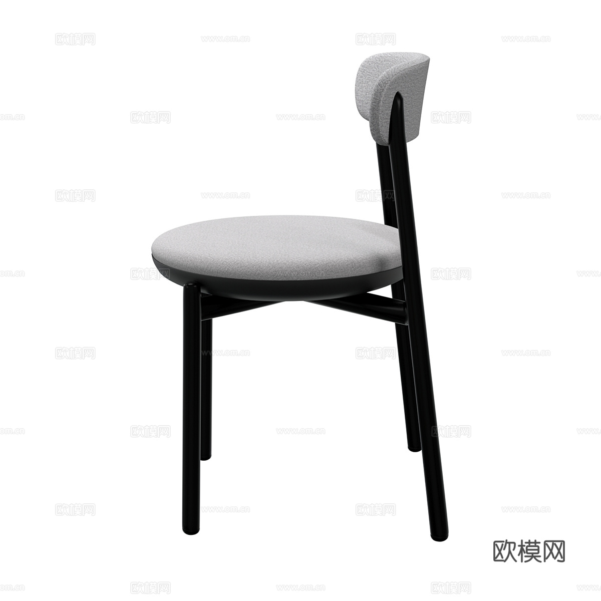 现代单椅 餐椅3d模型