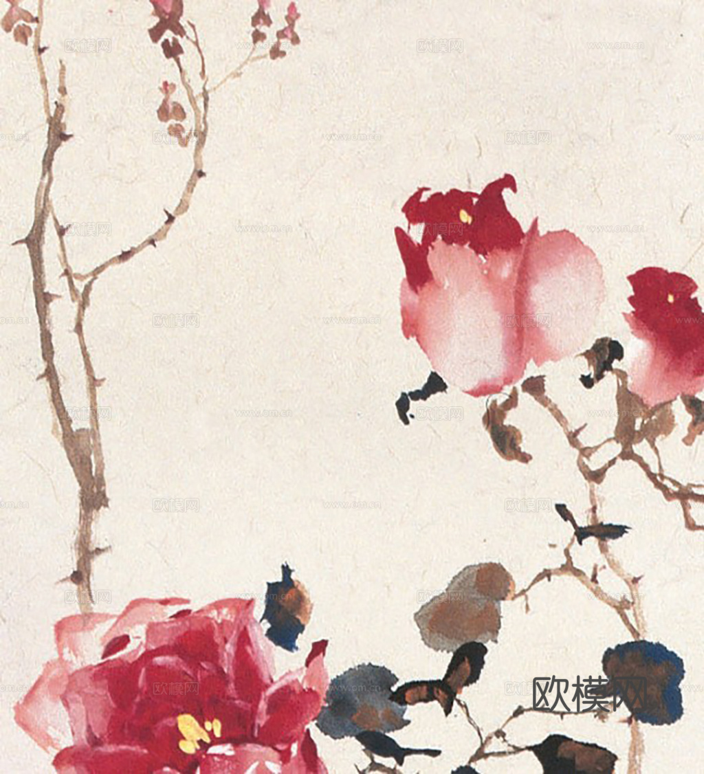 中式水墨画挂画