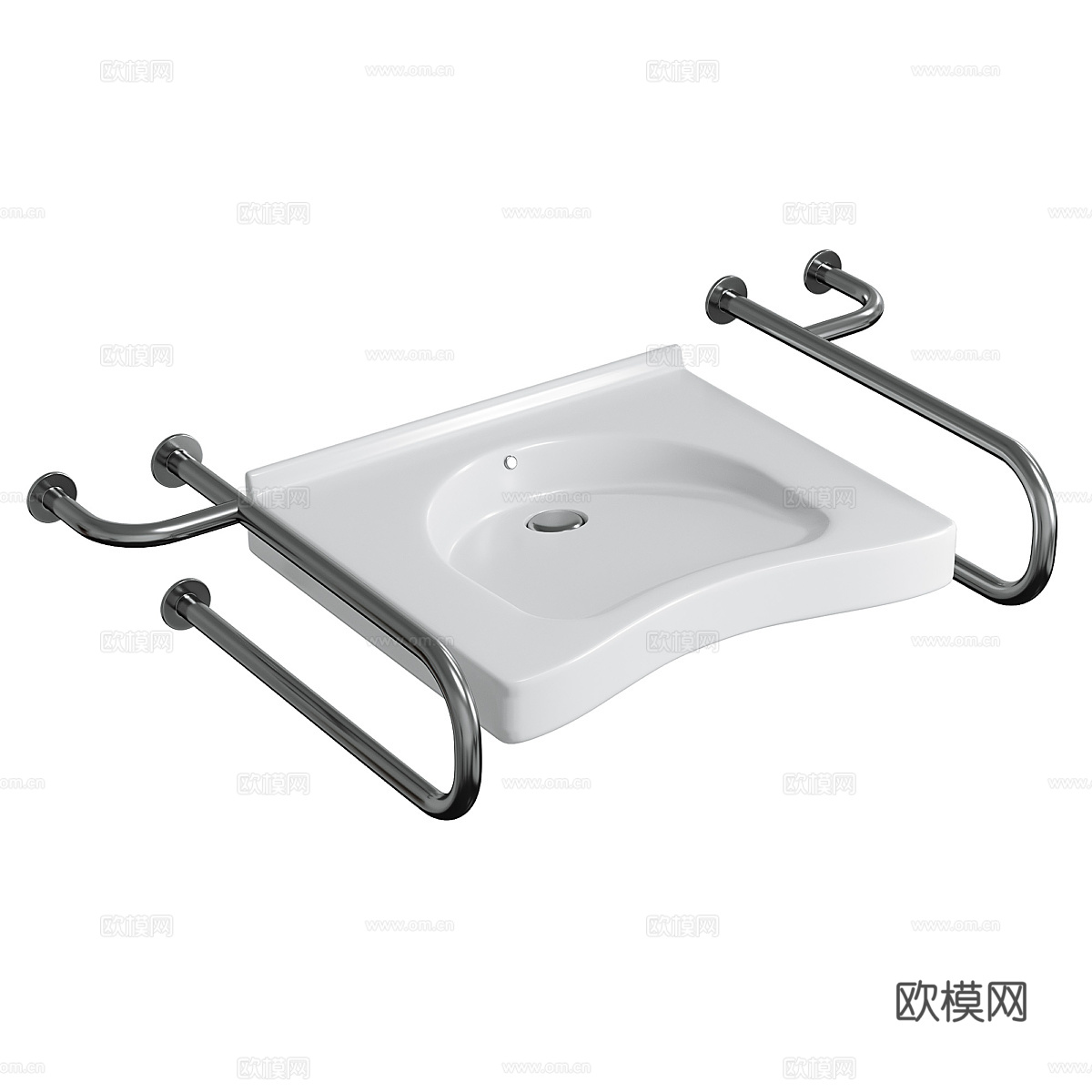现代 DSTRANA 残障人士水槽3d模型