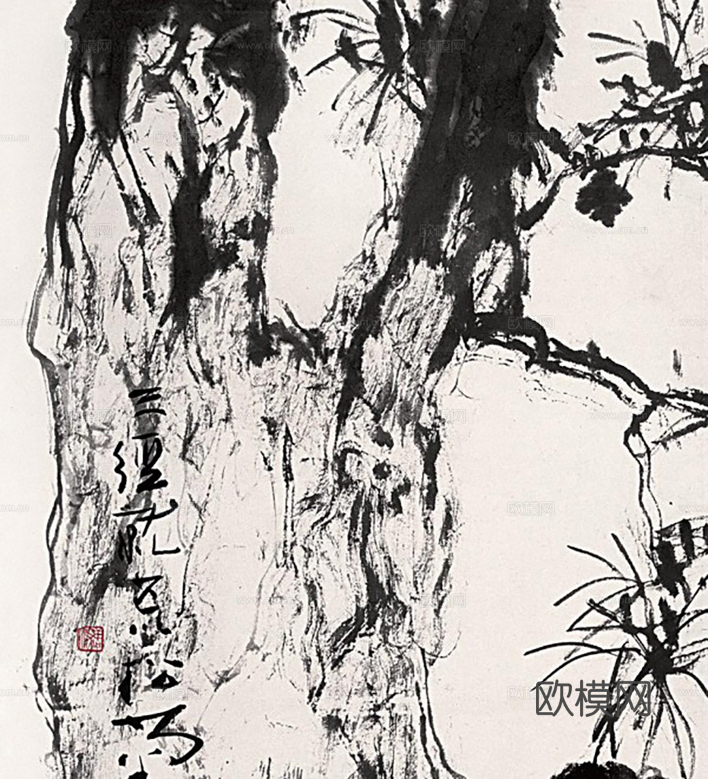 中式水墨画挂画