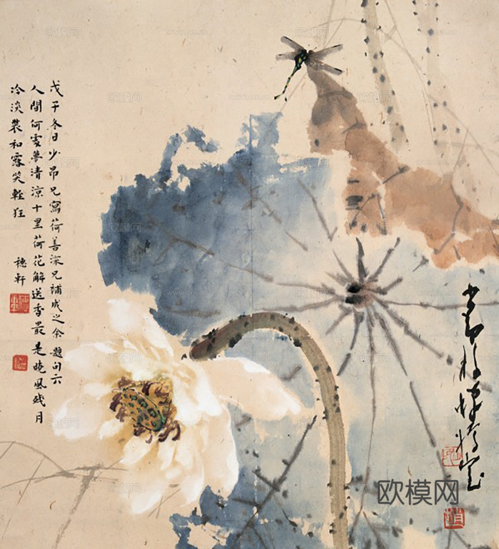 中式水墨画挂画