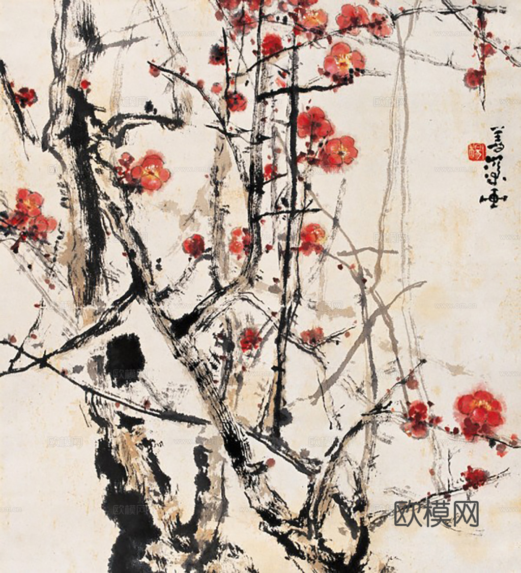 中式水墨画挂画