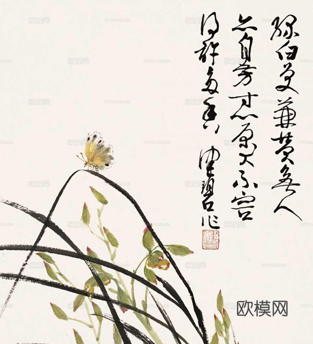 中式水墨画挂画