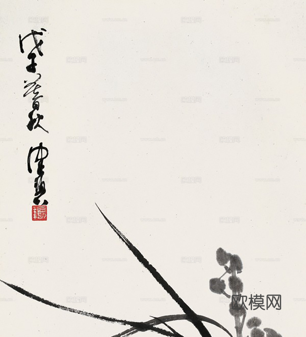 中式水墨画挂画