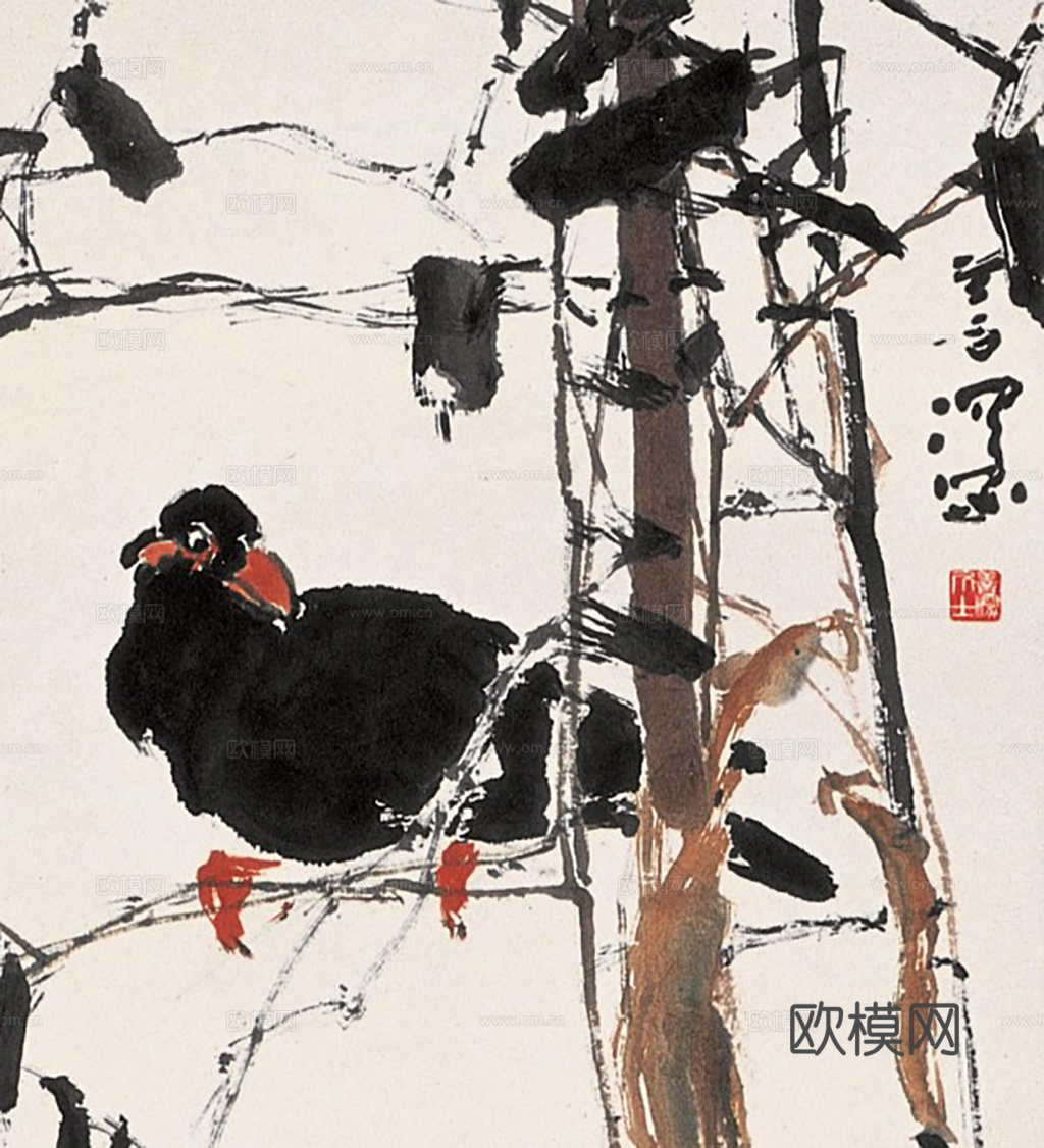 中式水墨画挂画