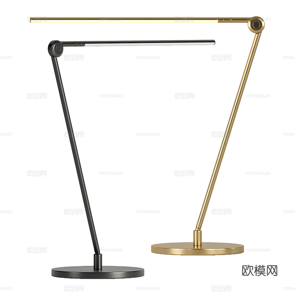 现代轻奢极简 Libra 台灯3d模型
