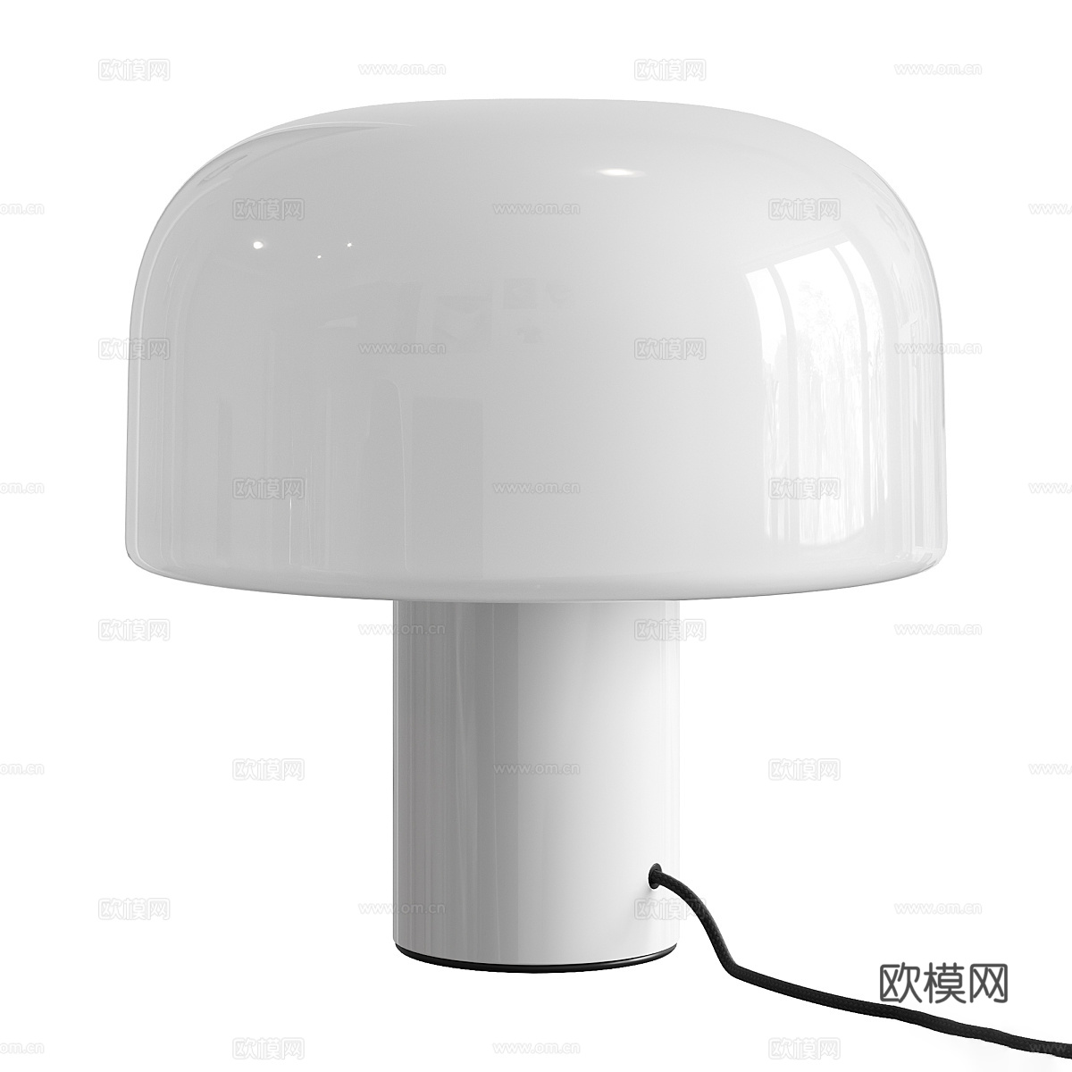 现代意式极简 Flos Bellhop 玻璃杯台灯3d模型