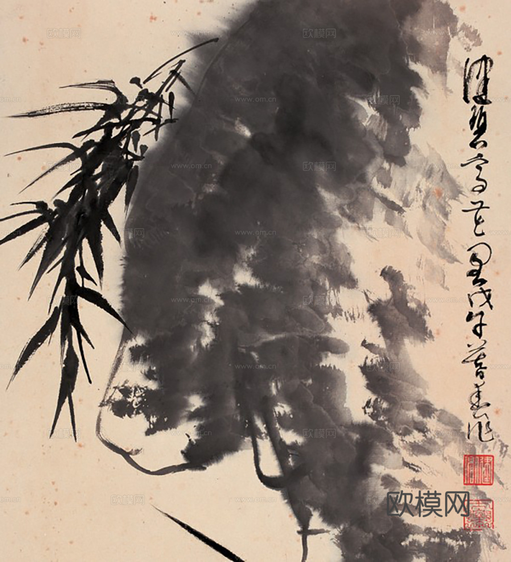 中式水墨画挂画