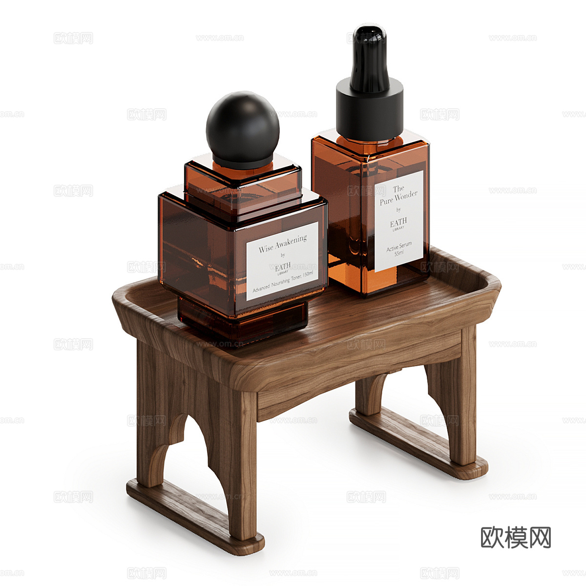 浴室洗护用品套装3d模型