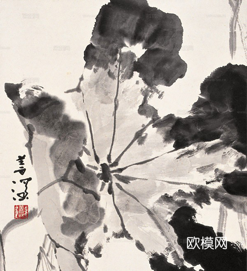 中式水墨画挂画
