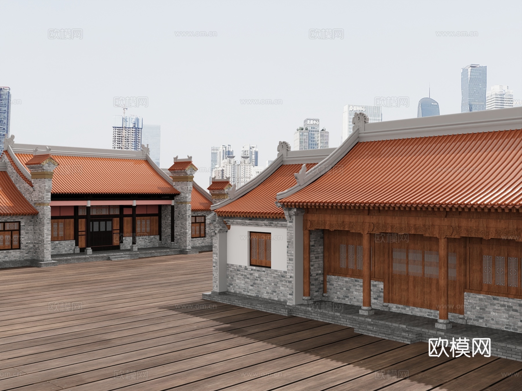中古古建 外立面 古宅su模型
