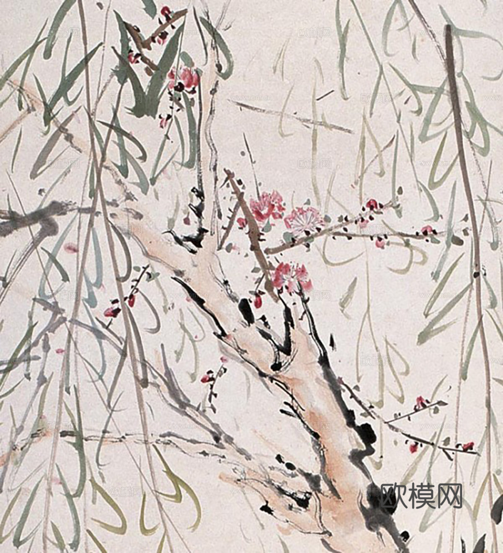 中式水墨画字画