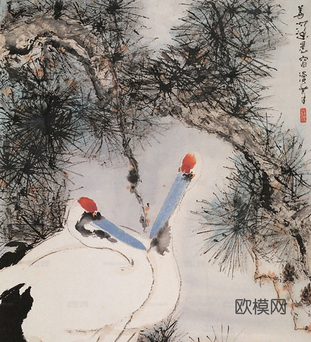 中式水墨画字画