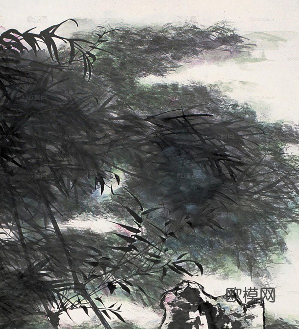 中式水墨画挂画