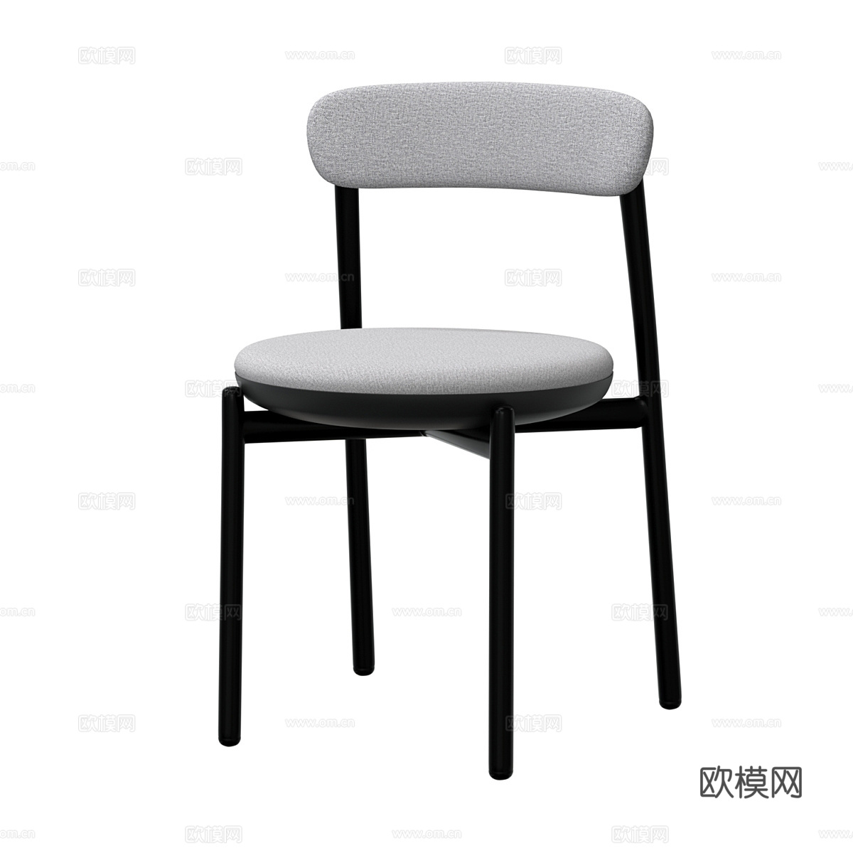 现代单椅 餐椅3d模型