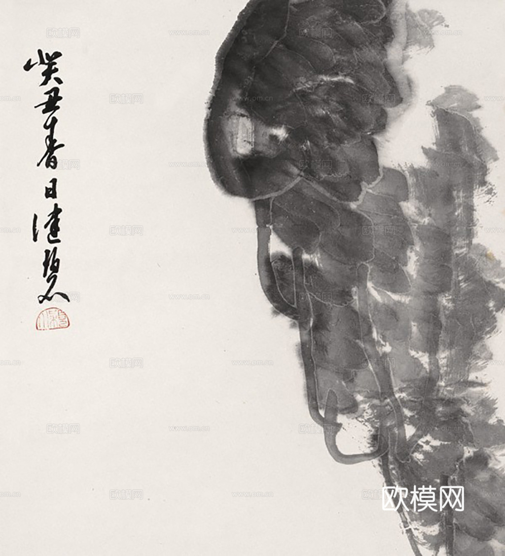中式水墨画挂画