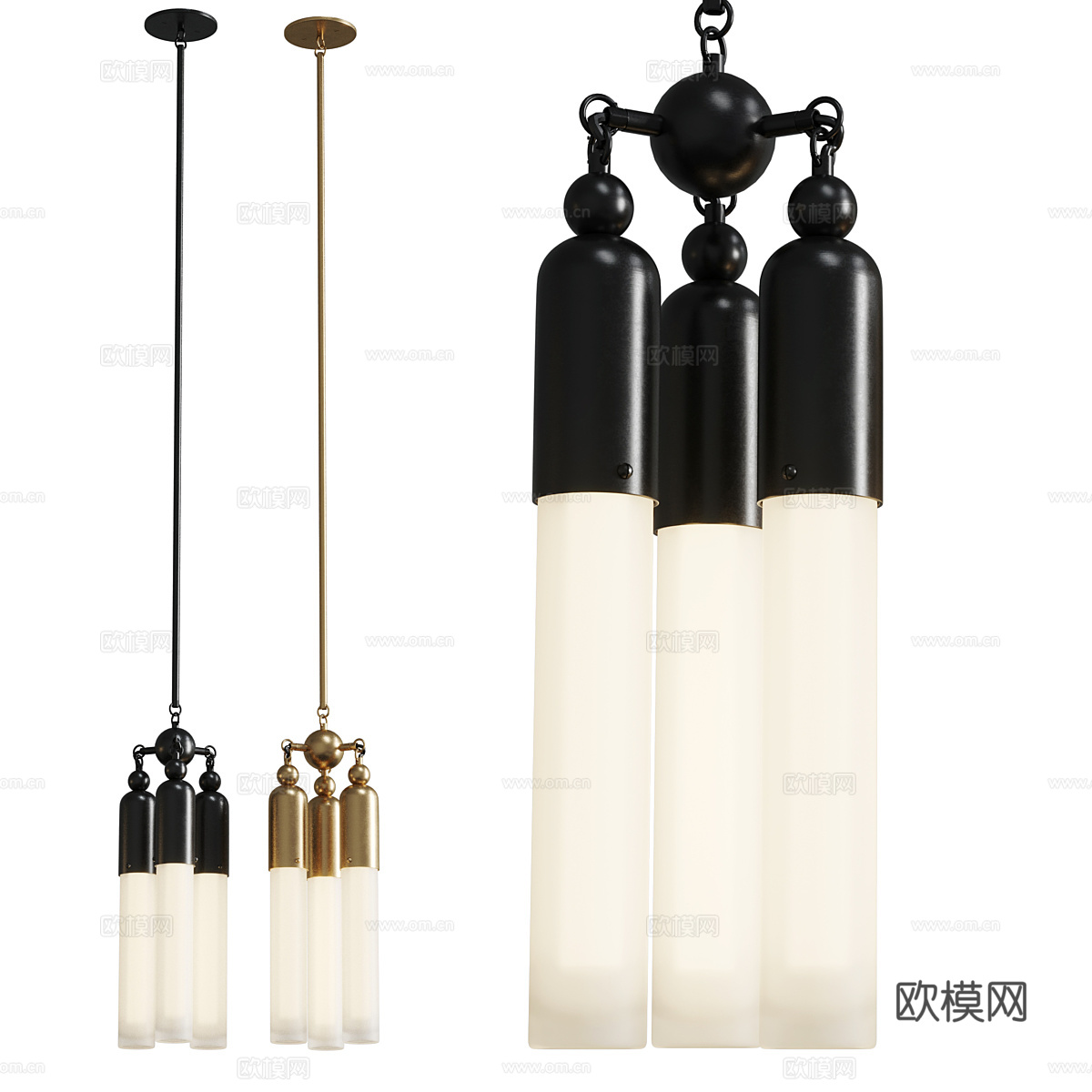 新中式轻奢 Apparatus 流苏吊灯3d模型