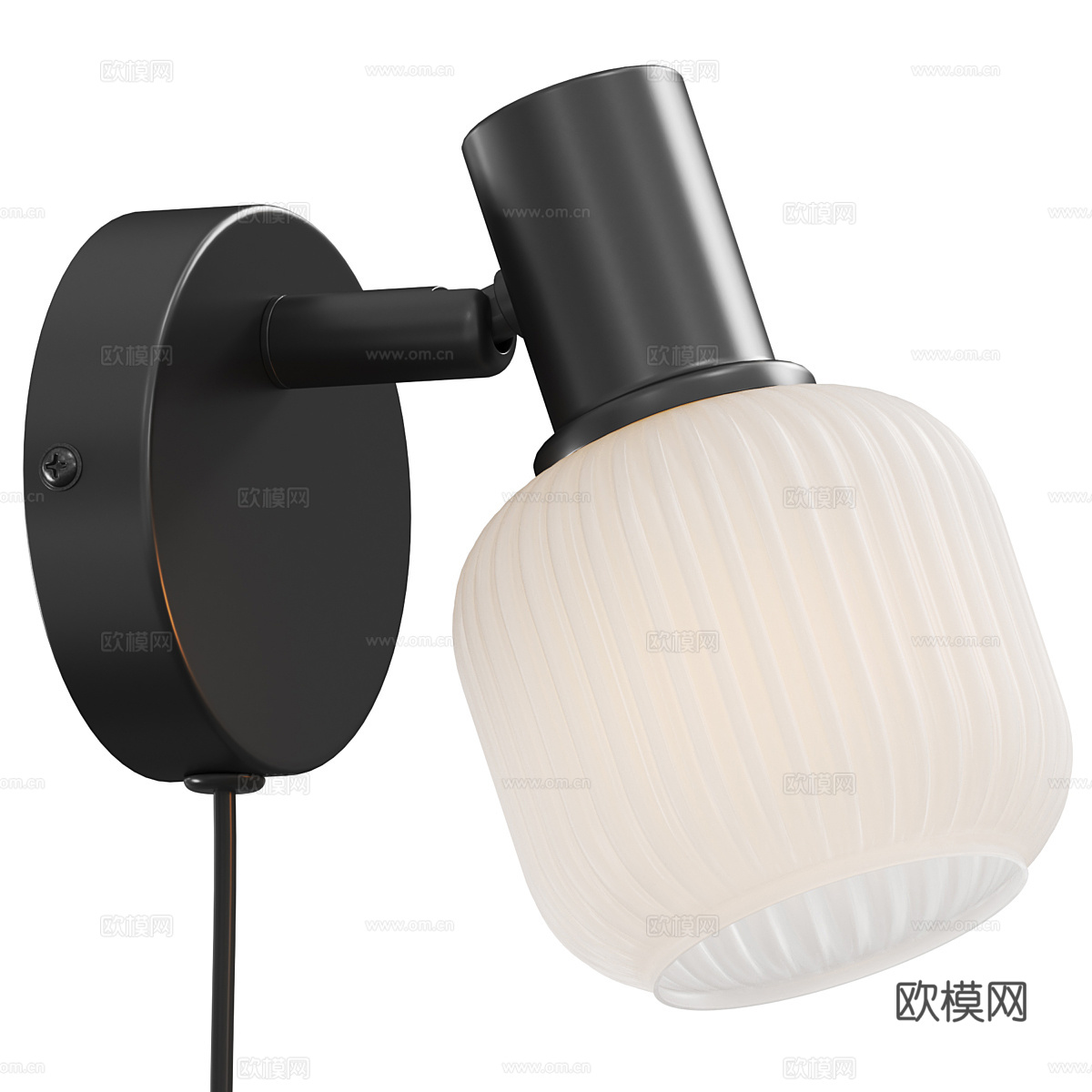 现代 Milford 迷你壁灯3d模型