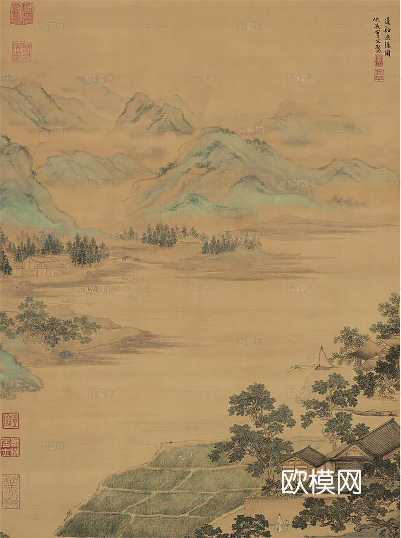 新中式中式壁纸 新中式背景墙