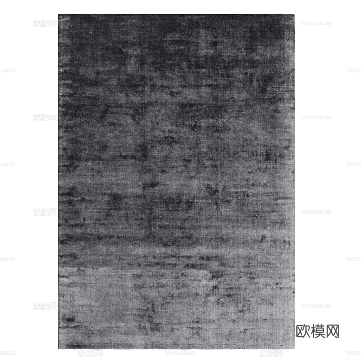 新中式布艺地毯3d模型