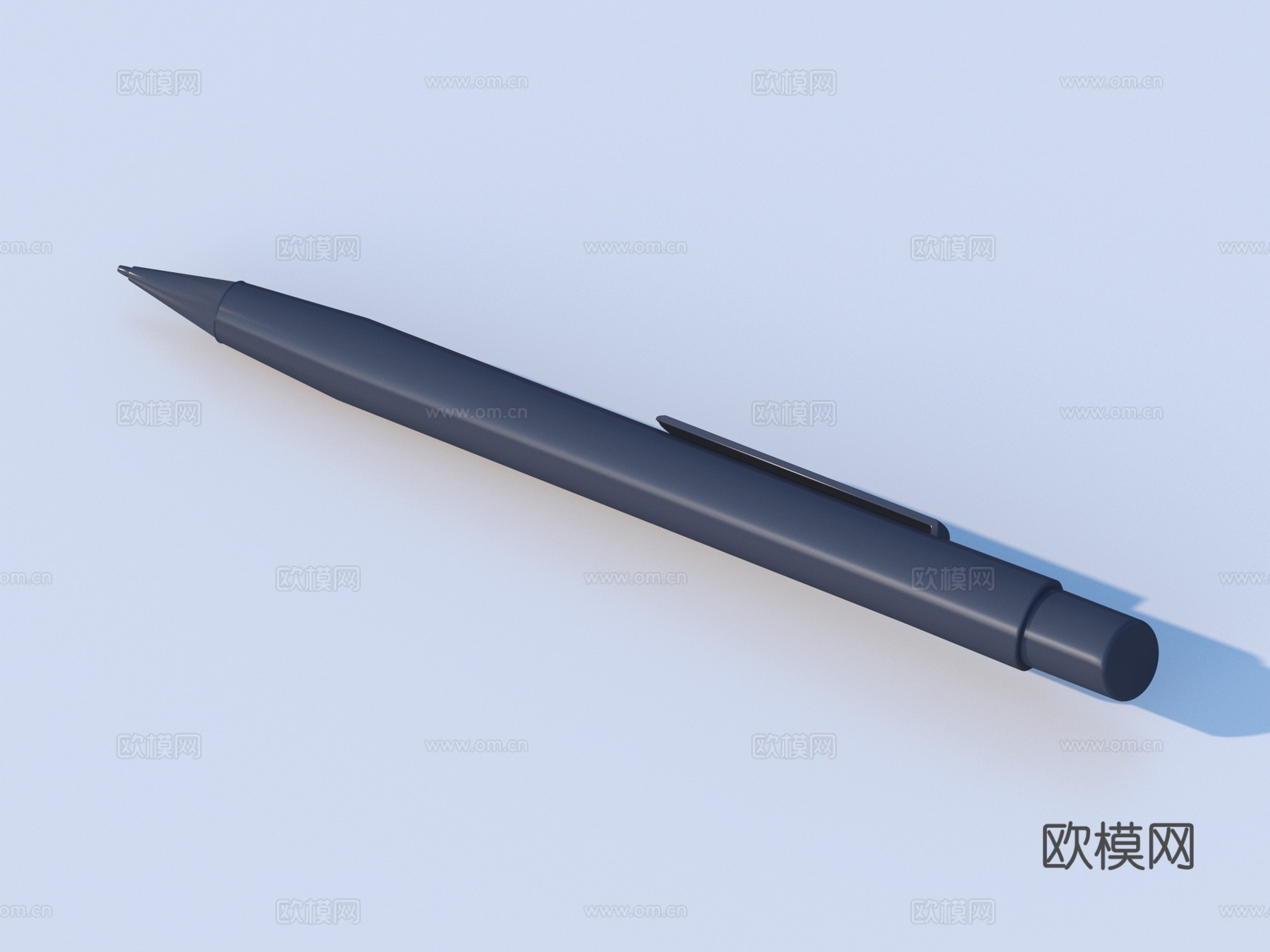 笔 笔筒 文具 小品3d模型
