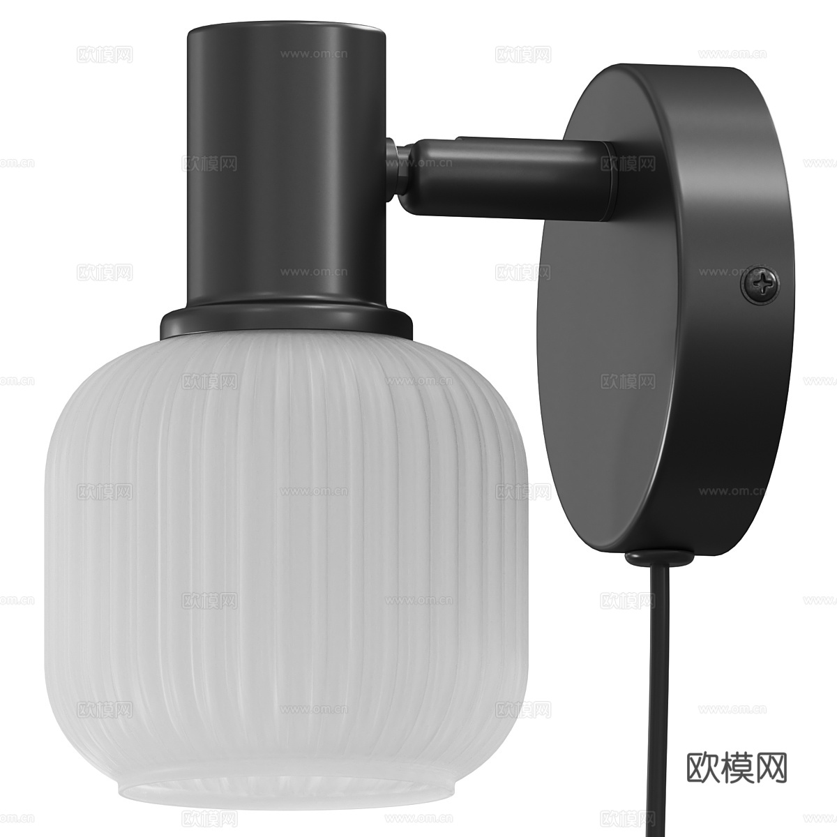 现代 Milford 迷你壁灯3d模型