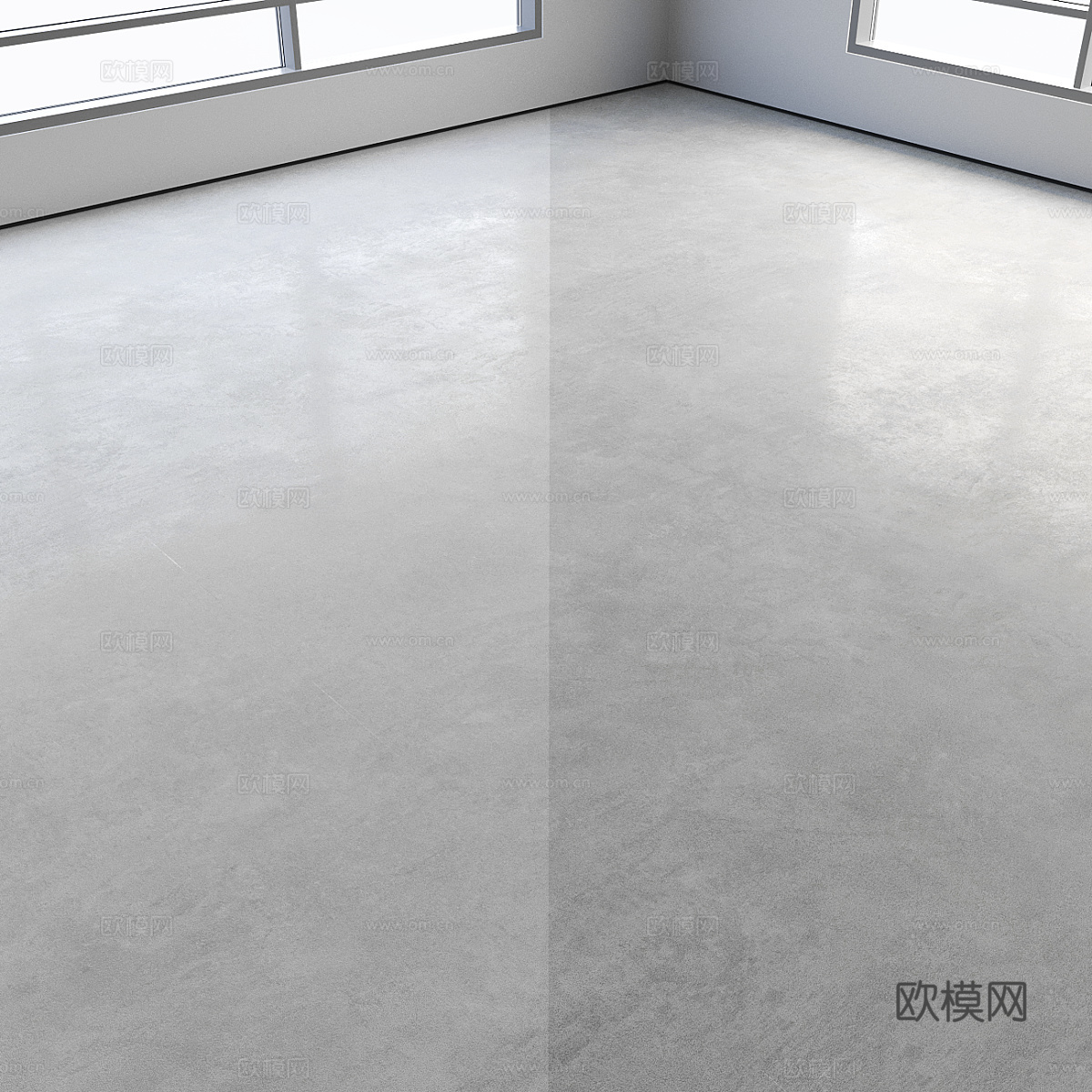 自流平 微水泥3d模型