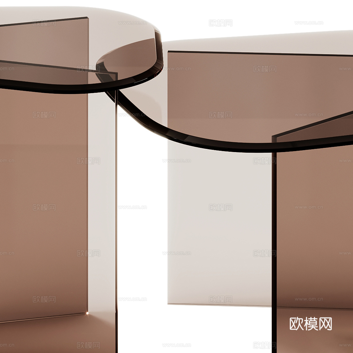 现代意式极简 ROLF BENZ ONNO 茶几3d模型