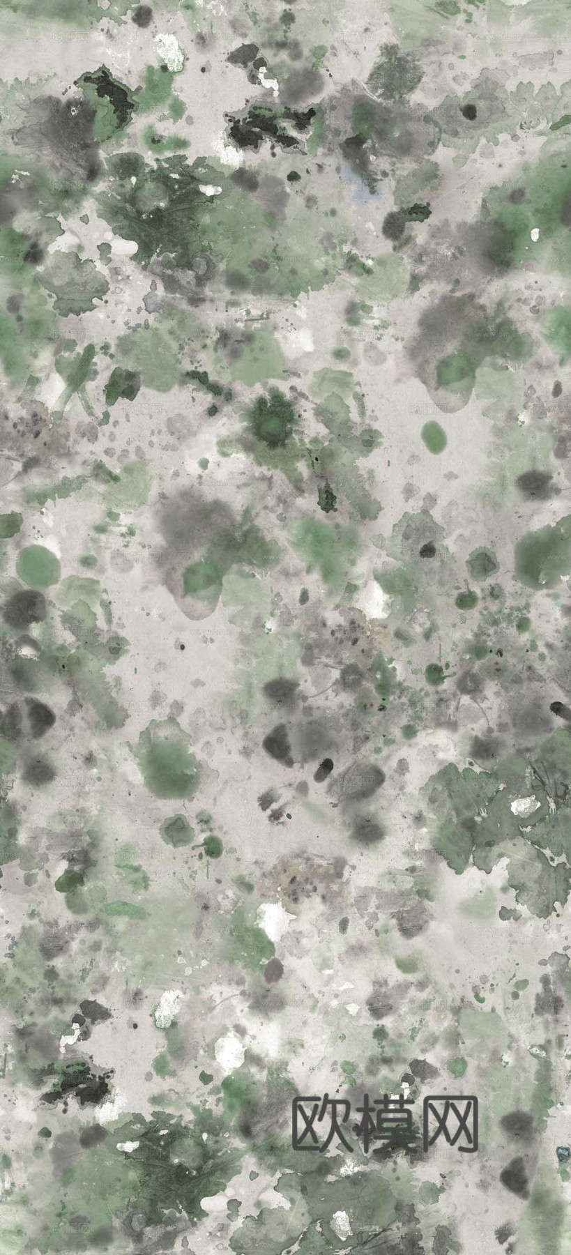 绿色水墨壁纸