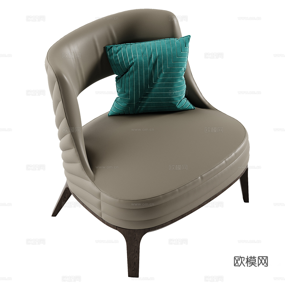 新中式 Vittoria Frigerio Reina扶手椅3d模型