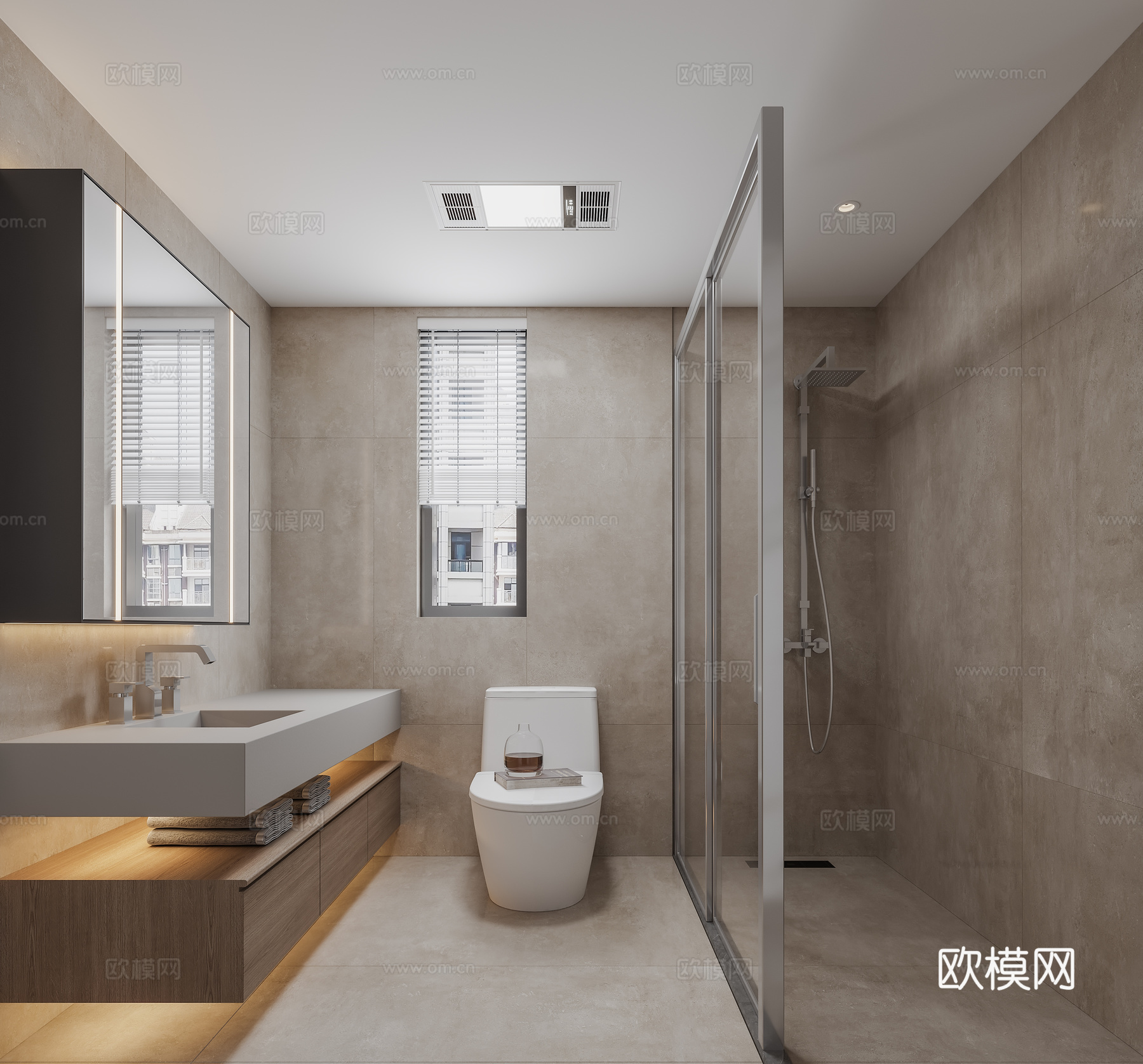 新中式次卫3d模型