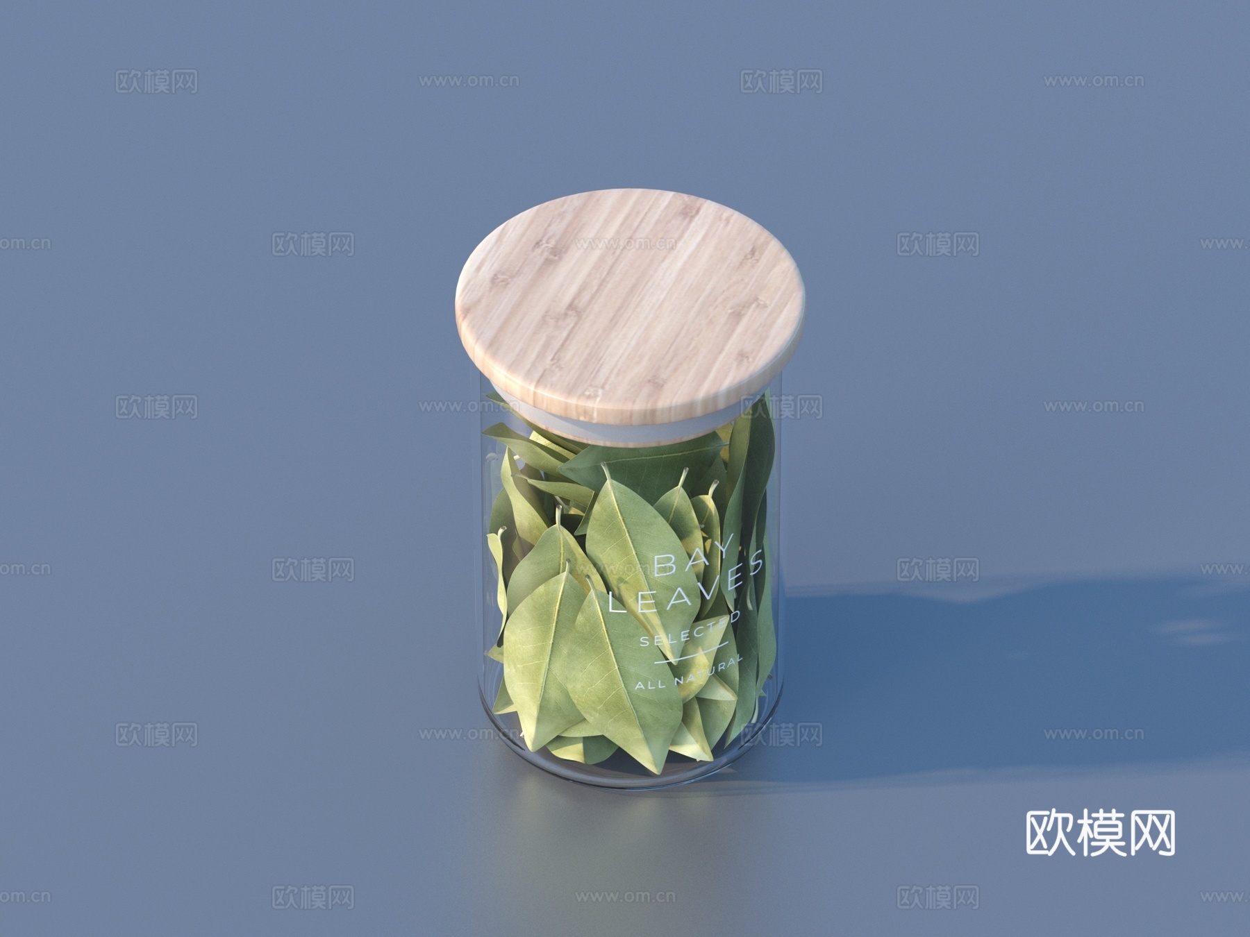 药草 中药 玻璃罐3d模型