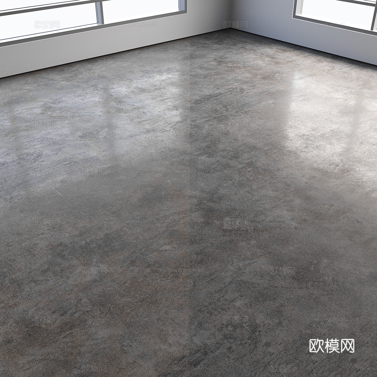自流平 微水泥3d模型
