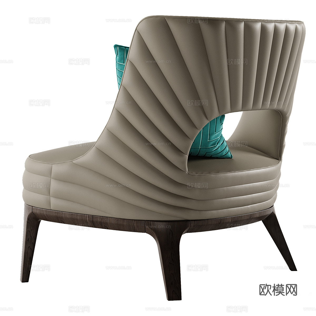 新中式 Vittoria Frigerio Reina扶手椅3d模型